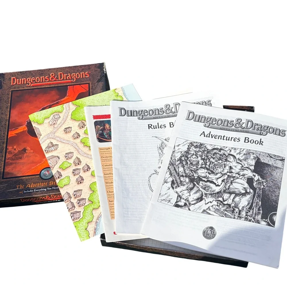 Vintage Dungeons & Dragons Adventure Game 1999 TSR Silver Anniversary Box Set